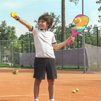 Детска тенис ракета | Набор от ракети и топки за деца | детски Играчки за спорт на открито, Тенис комплект, подходящ за деца от 3 години